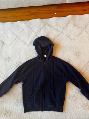 Old Navy Kids Black Full-Zip Hoodie